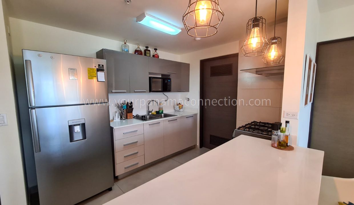 kitchen Panama Pacifico apartment for rent